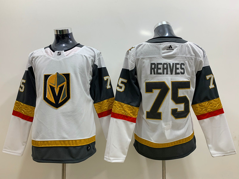 Men's Vegas Golden Knights Ryan Reaves #75 White Breakaway Jersey